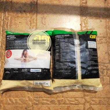 NAT KERAMIK TILE GROUT AM 50 1 KG PENGISI NAT KERAMIK IVORY TUSK
