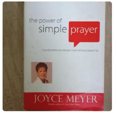 BUKU JOYCE MEYER THE POWER SIMPLE PRAYER