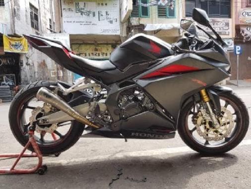 KNALPOT R9 GP SERIES TITANIUM CBR 250 RR CBR250RR ORIGINAL FREE GRIPR9