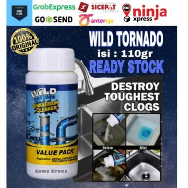 WILD TORNADO sink and drain cleaner ANTI SUMBAT ORIGINAL wild tornado