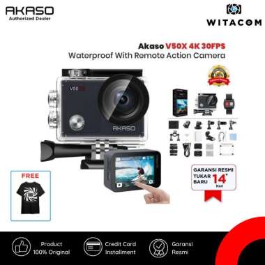 WITACOM - Akaso V50 X Action Camera +Memory+Mic