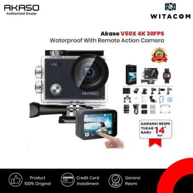 WITACOM - Akaso V50 X Action Camera +Memory+Mic