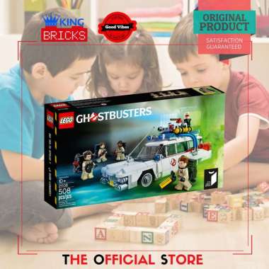 LEGO Original IDEAS 21108 Ghostbusters Ecto 1 - Mainan Anak Film Televisi Hantu Egon Peter Raymond W