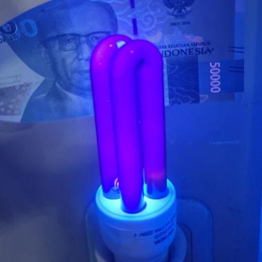 LAMPU Ultraviolet UV-BLB/ UANG /NEON GLOWER 9W E27 220V PLC Genstar PLC 13w UV GS