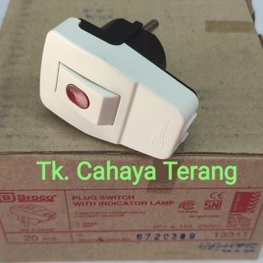 Steker saklar lampu Broco tipe 13311