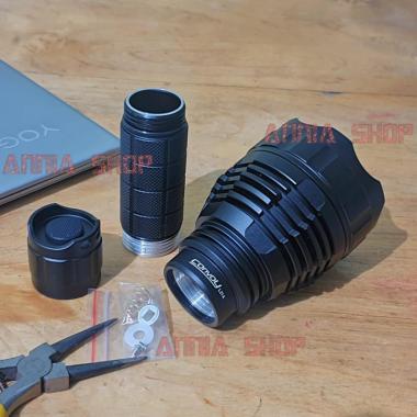 CONVOY L21A HOST BODY SENTER LED FOKUS BLACK HITAM 21700