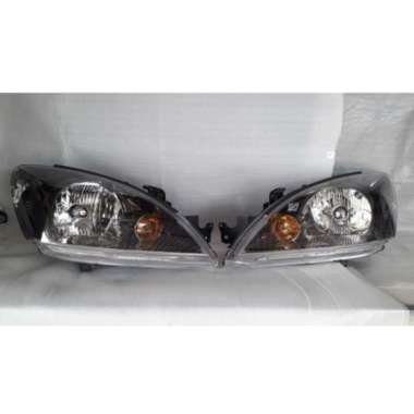 Headlamp Lampu Depan Black Hitam Mitsubishi Lancer Cs Cedia Head Lamp KANAN (DRIVER)