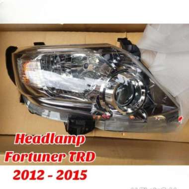 Headlamp Head Lamp Lampu Depan Fortuner Trd 2012 - 2015 Gress KANAN