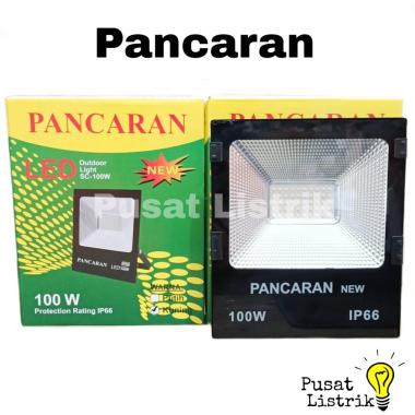 Lampu Sorot LED 100Watt Pancaran Lampu Tembak LED Lampu Sorot LED 100W Kuning