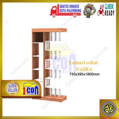 Toppan Buffet Penyekat Ruangan LHD NAIRA Lemari Penyekat Rak Pajangan