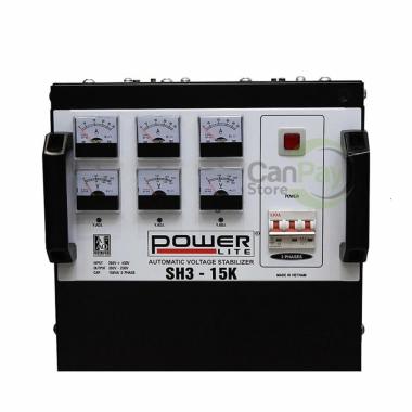 Powerlite Analog Stabilizer 3 Phase Sh-3-15000 - Hitam