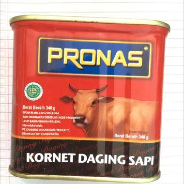 pronas kornet daging sapi 340 gram