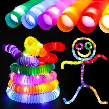 Mainan VIRAL ! Pop LED Lampu / Pipa Lampu LED / Selang Lampu LED