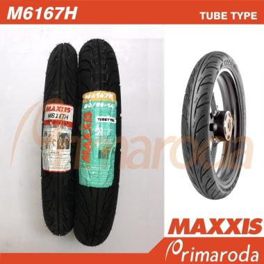 Sepasang Ban Yamaha Fino 125 (sebelum 2018) Tube Type Maxxis M6167H
