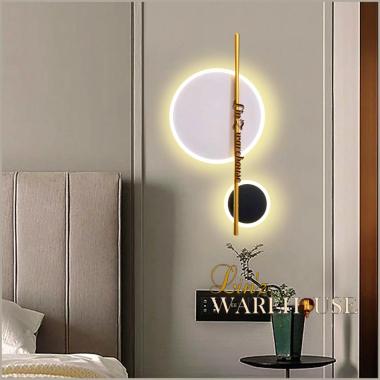 Lampu dinding MODERN DOUBLE MOON LED 3 COLOUR wall lamp
