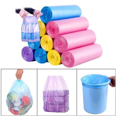 Kantong plastik sampah gulung / kantong plastik tempat sampah roll