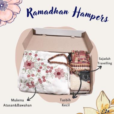 Ramadhan Hampers / Hampers Lebaran / Mukena Satu Set Sajadah / Hampers