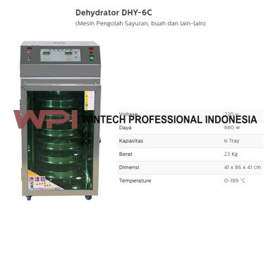 Mesin Pengering Makanan / Dehydrator DHY-6C /