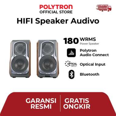 POLYTRON HiFi bluetooth active bookshelf speaker AUDIVO PHS 6A