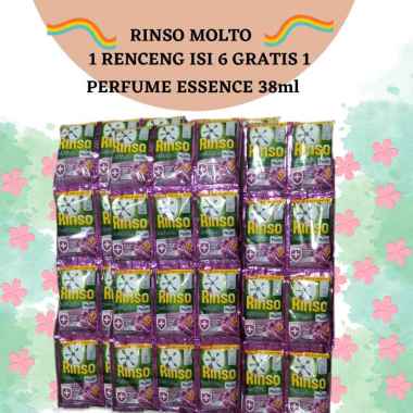 Rinso Molto Cair - Perfume Essence 38mL - 1 Renceng isi 6 Sachet + Gratis 1