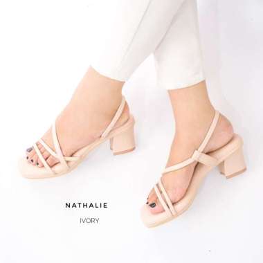 Nathalie Heels Wanita Ivory 38