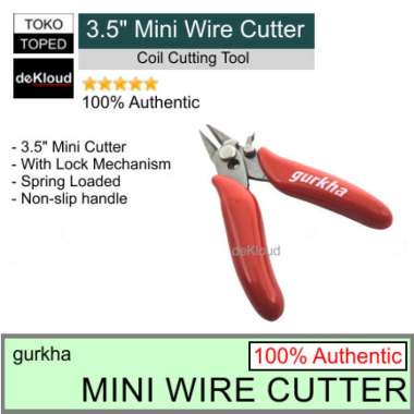 Authentic Gurkha Mini Wire Cutter 3.5 Inch | tang potong kawat coil