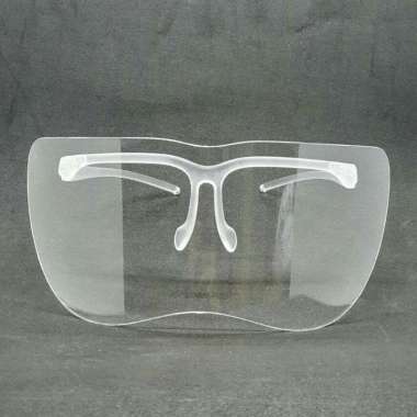 KACAMATA FACE SHIELD SETENGAH WAJAH TRENDY FRAME CLEAR