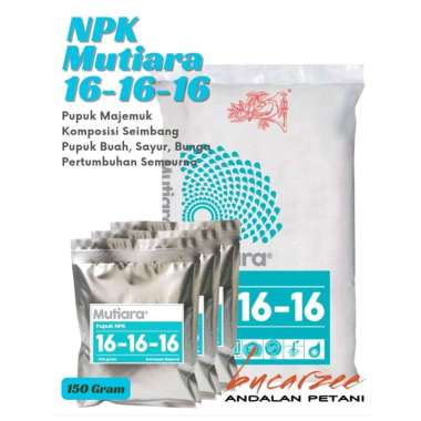 NPK Mutiara 16-16-16 Pupuk Majemuk Fase Pertumbuhan