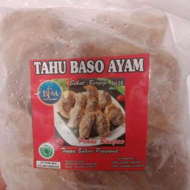 Tahu Baso Ayam Isi 10 Pedas
