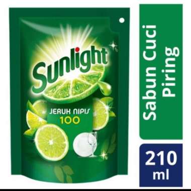 Promo Harga Sunlight Pencuci Piring Anti Bau With Daun Mint 210 ml - Blibli