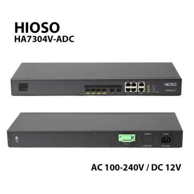 Hioso HA7304V-ADC 4 Ports EPON ONU OLT AC DC 12V