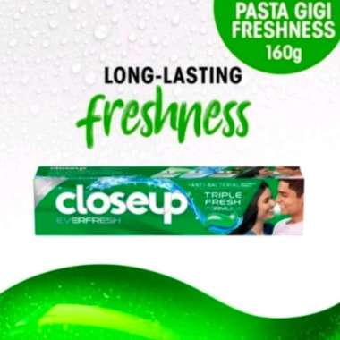 Close Up Menthol 160gr - Pasta Gigi Close Up (Hijau)