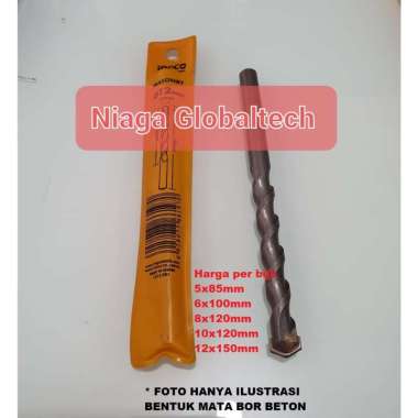 INGCO MATA BOR BETON BOR TEMBOK MASONRY DRILL BIT INGCO 5 6 8 10 12MM 10MM