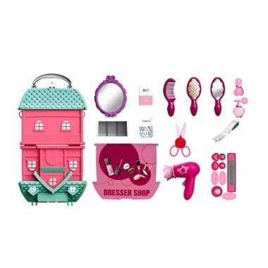Mainan meja rias anak koper make up