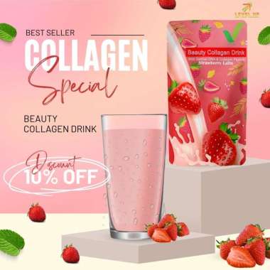 Whitening Booster Minuman Collagen Pemutih Badan Kolagen Drink Original Beauty Strawberry Minuman Ko