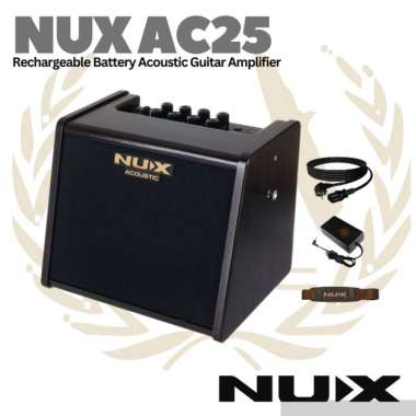 NUX AC25 Rechargable Acoustic Guitar Amplifier - Ampli Akustik