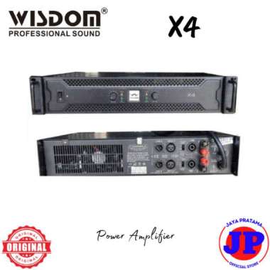 Wisdom X4 Power Amplifier Original Garansi Resmi Multicolor