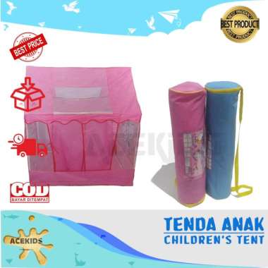 Tenda Rumah Bermain Anak Ukuran Besar Gambar Hello Kitty dan Frozen - 7008