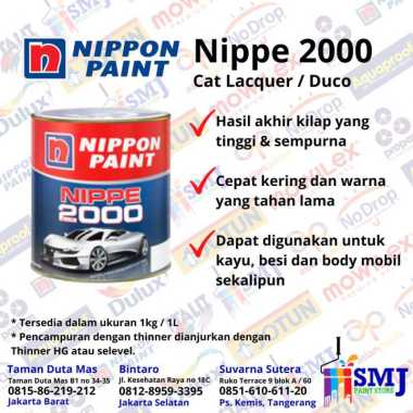 CAT DUCO NIPPE 2000 NIPPON PAINT 1 KG 315 Silver