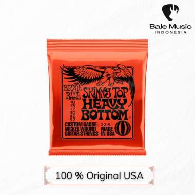 Senar Gitar Elektrik Ernie Ball 2215 Skinny Top Heavy Bottom ORIGINAL USA