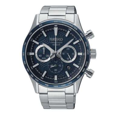 Jam Tangan Seiko SSB445P1 Quartz Chronograph - Diameter 43mm, Tahan Air 100m, Garansi 5 Tahun