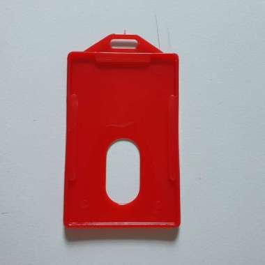 Plastik ID Card Holder/ Tempat ID Card/ Casing ID Card Merah
