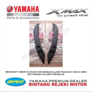 BRACKET VISOR (KANAN KIRI) BAGIAN LUAR YAMAHA XMAX 250