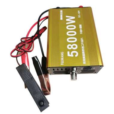 4 Tubes 58000W DC12V Electric Ult-rasonic Inverter Electro High Power Inverter smart pulse Waterof Short-circuit tection