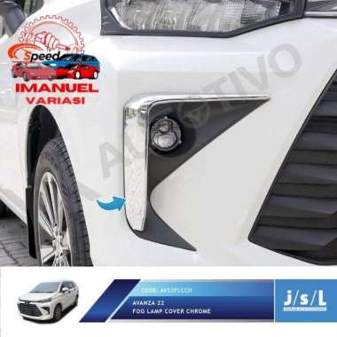 new!! Avanza 2022 Foglamp Cover Chrome JSL Cover Lampu Kabut