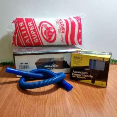 POMPA CELUP AQUARIUM/PAKET POMPA AIR AQUARIUM LENGKAP/BUSA FILTER