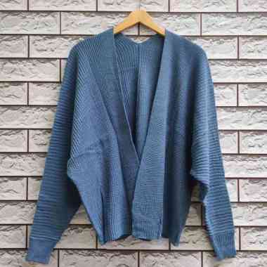 ZS OVERSIZED CARDI OUTHER LOOCY PREMIUM RAJUT TEBAL CARDY OVERSIZE LAVELLA WANITA Yuki denim promo