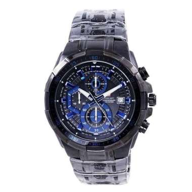 JAM TANGAN PRIA SWISS NAVY SN 8825 SN-8825 BLACK LIST BLUE ORIGINAL