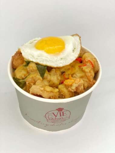 Chicken Salted Egg NP with Egg