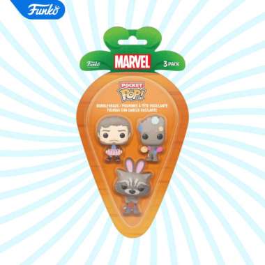 Funko Carrot Pocket POP! Marvel - Star-Lord, Groot & Rocket